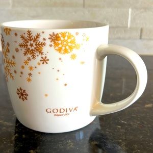 Godiva stoneware coffee mug
